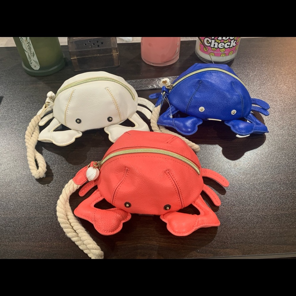 Betsey Johnson crab wristlets